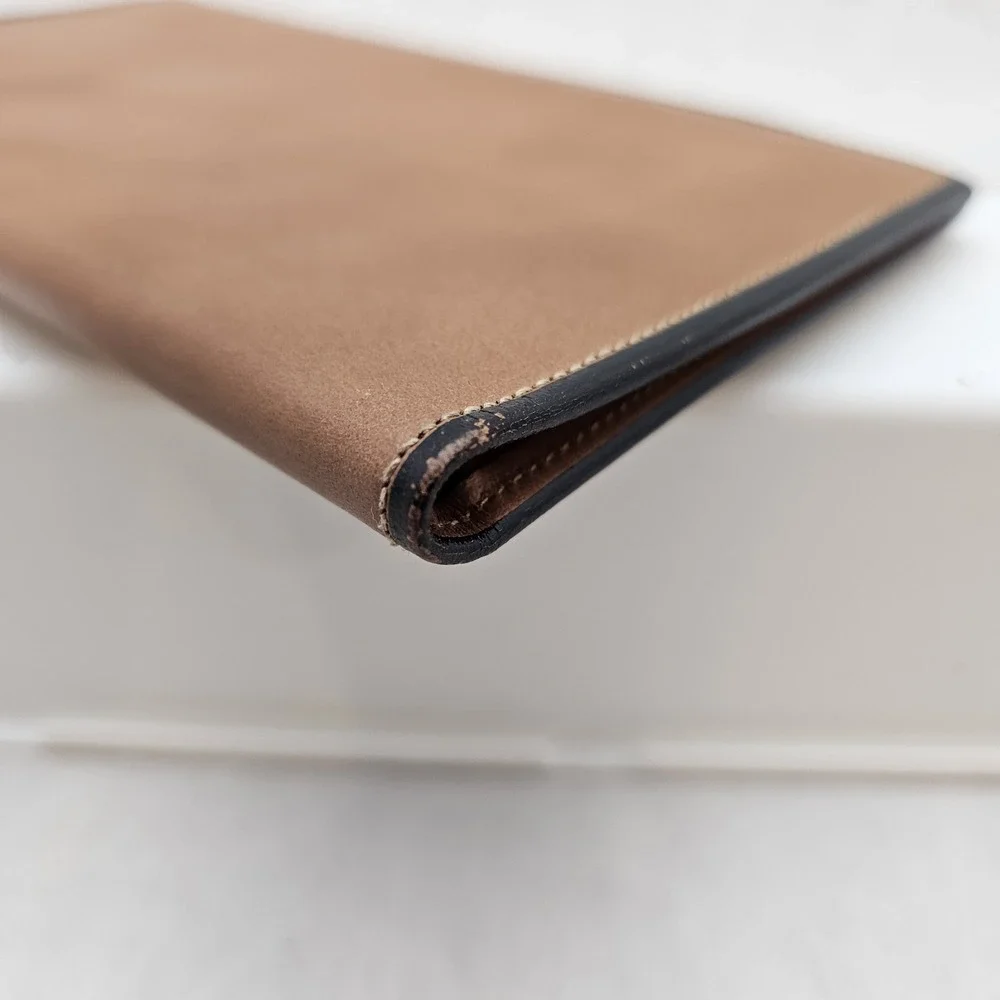 EUC VTG Swank Palomino Steerhide Chest Pocket Wallet / Travel Document Holder